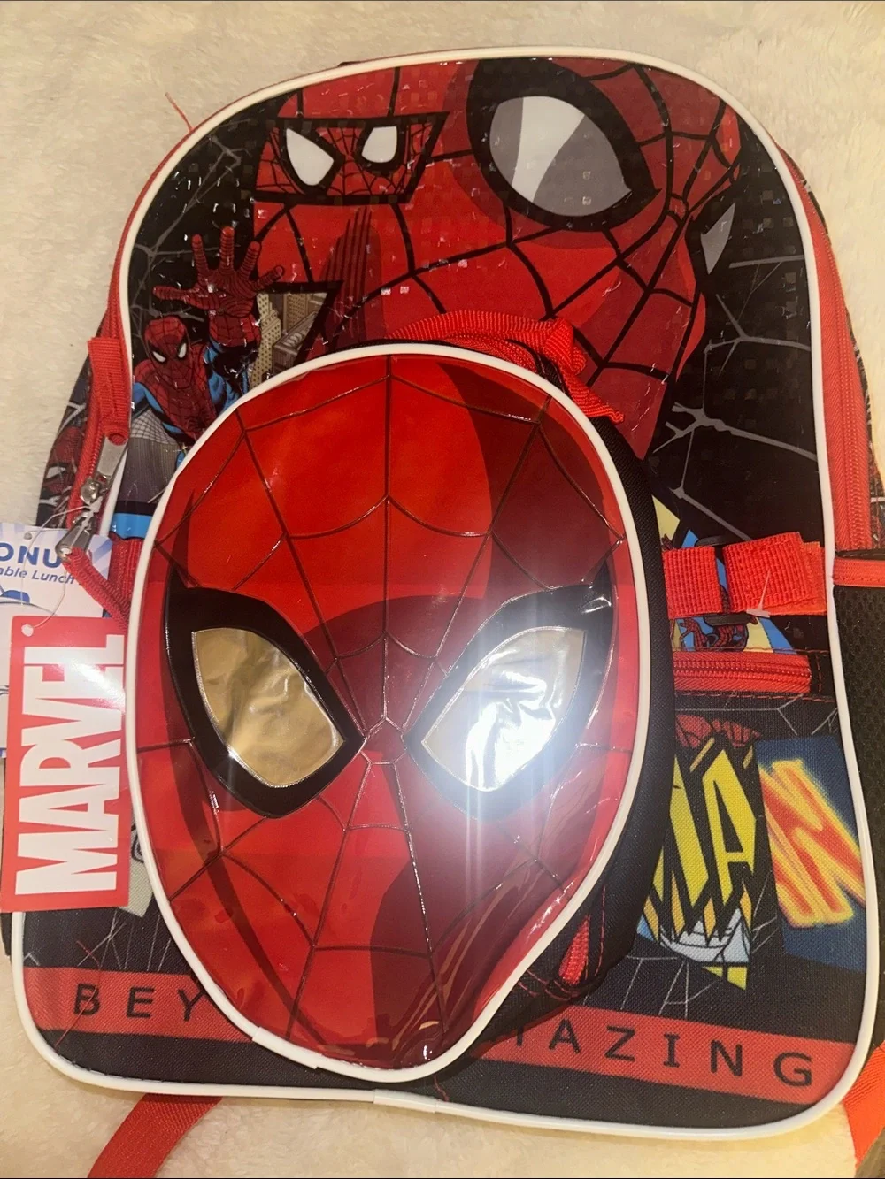 Marvel Red and Black Spider-Man Kids Backpack